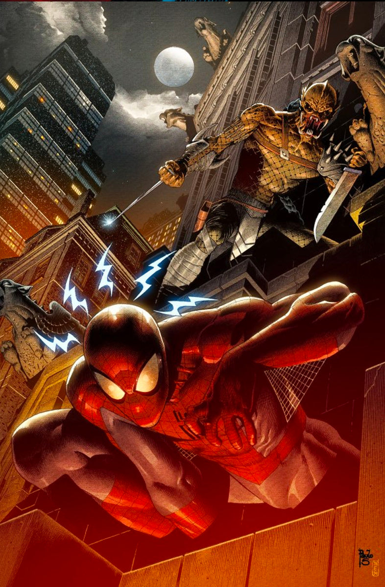 PREDATOR VS SPIDERMAN #1 - PAULO SIQUEIRA VIRGIN VARIANT RATIO 1