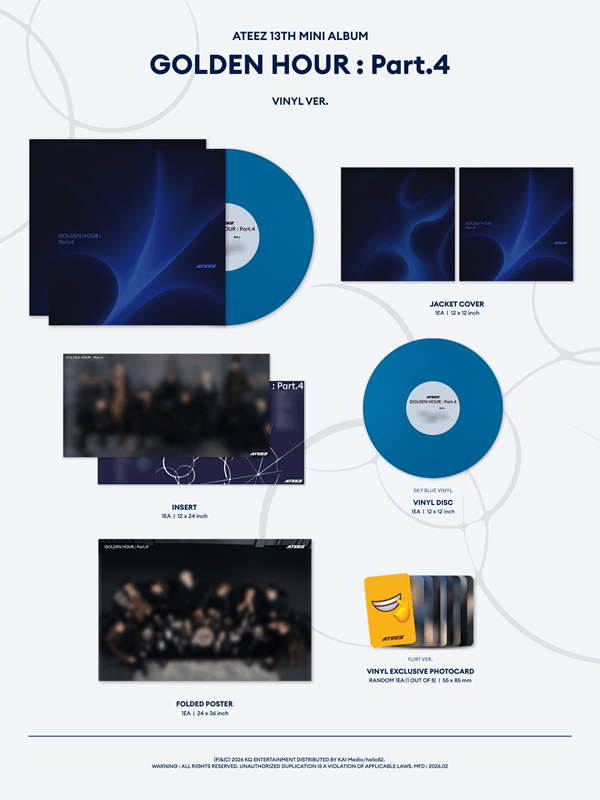 ATEEZ GOLDEN HOUR : PART. 4 (U.S VER) HELLO82 [POP-UP EXCLUSIVE