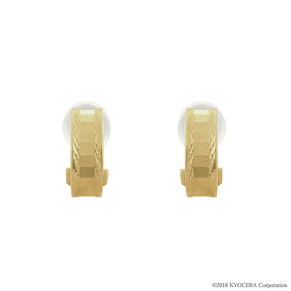 K18イヤリング(ベゼル)《WESY3734》 | 京セラジュエリー オンラインストア