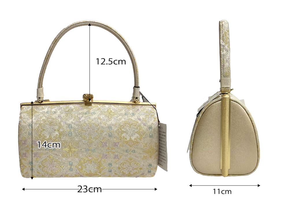 紗織】草履バッグセット 吉祥模様 フリーサイズ（Lサイズ）（24〜25cm