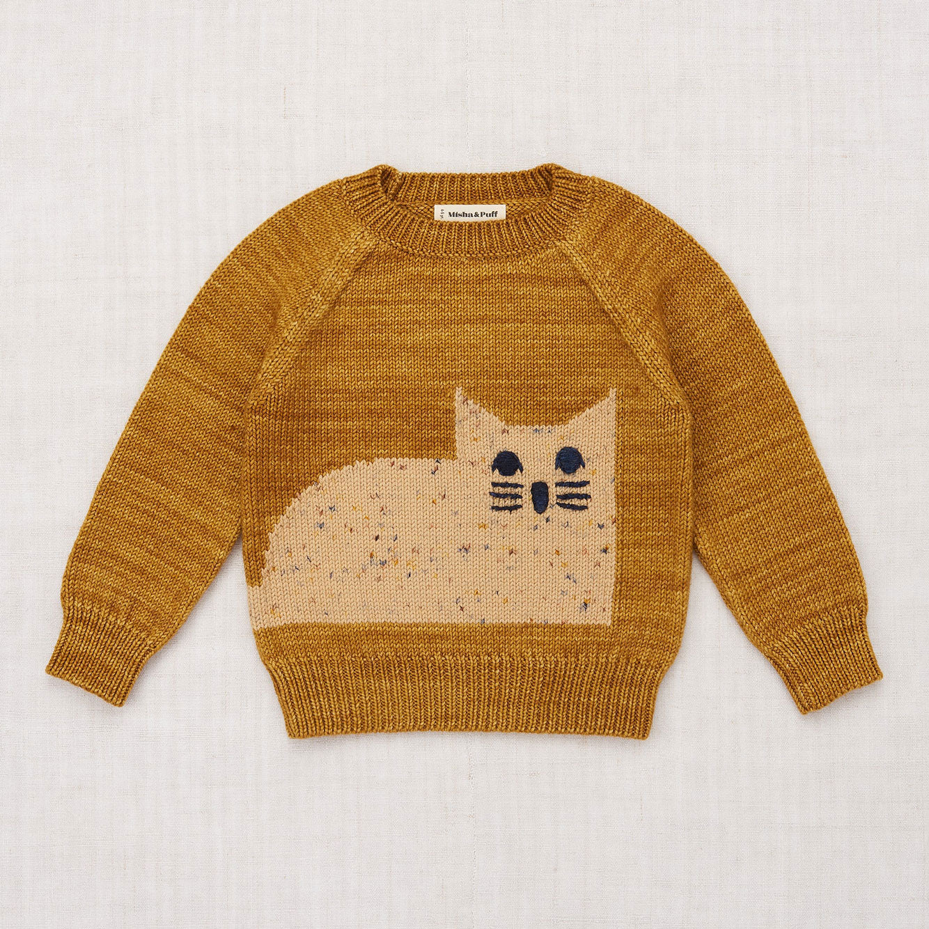 Misha and Puff Cat Sweater - Spun Gold – Ladida