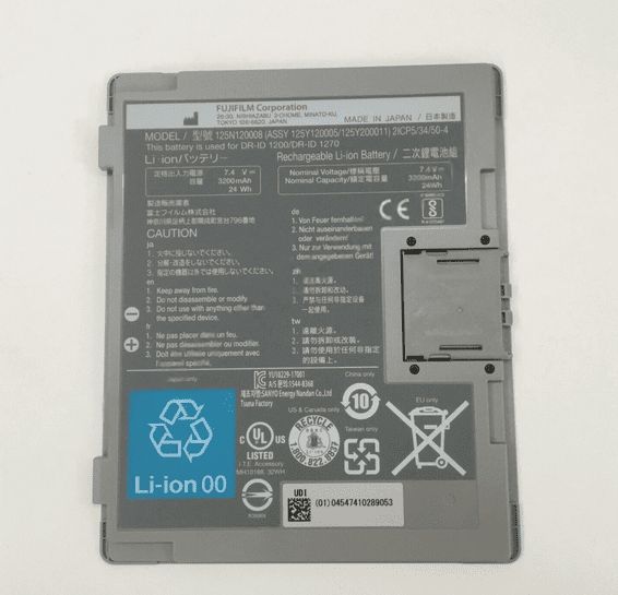 125N120008 Battery for Fujifilm DR-ID 1200 DR-ID 1270 Flat Panel