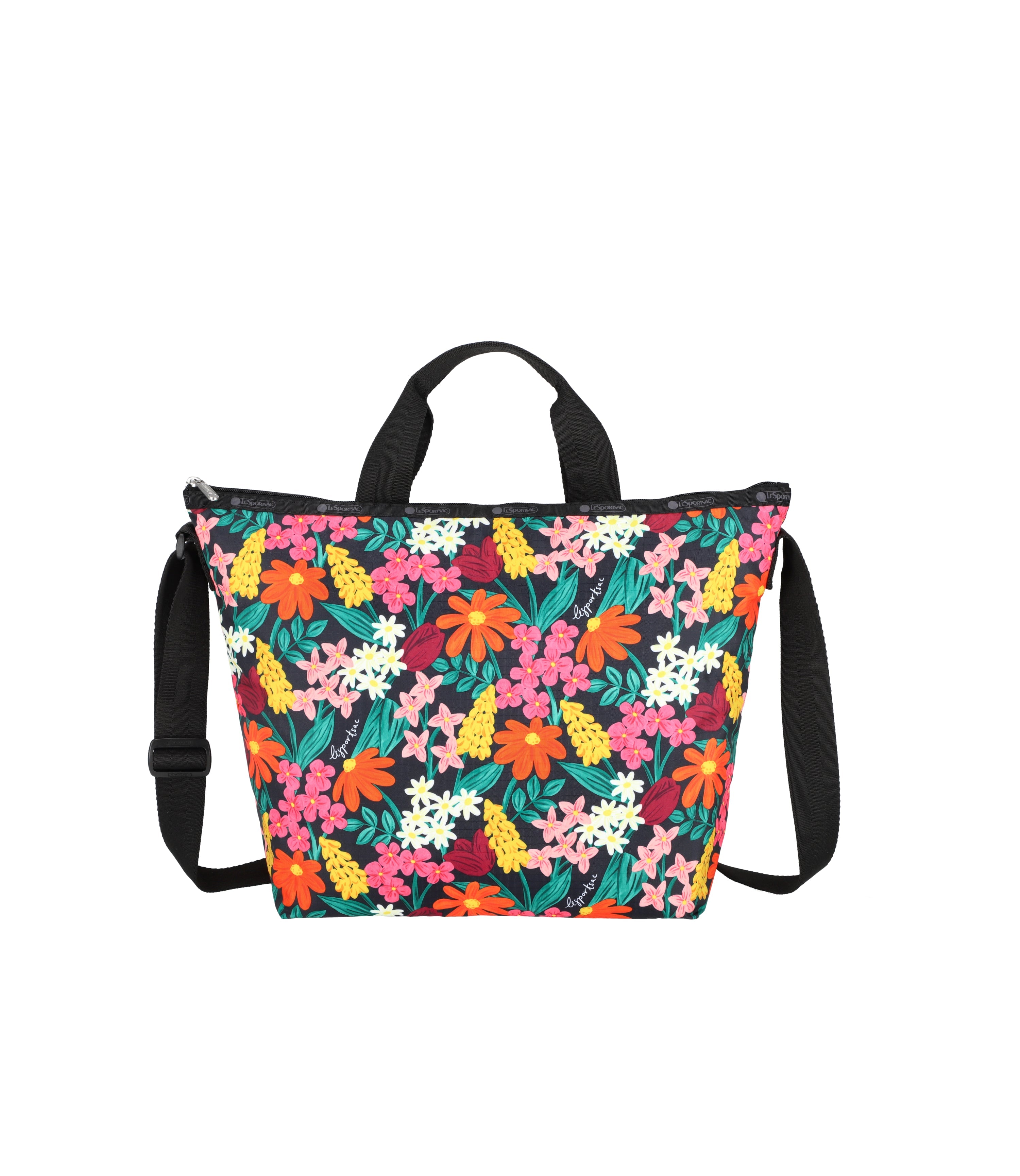 Deluxe Easy Carry Tote - Bright Garden Blooms print – LeSportsac