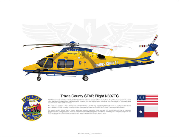 TRAVIS COUNTY AW169 STARFLIGHT N307TC - Static - Lian Media