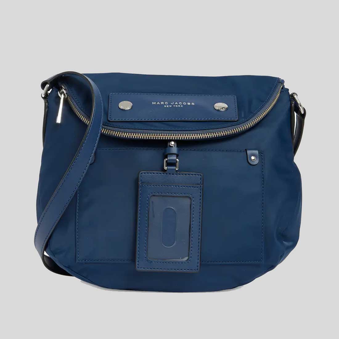 MARC JACOBS Preppy Natasha Nylon Crossbody Azure Blue M0014625