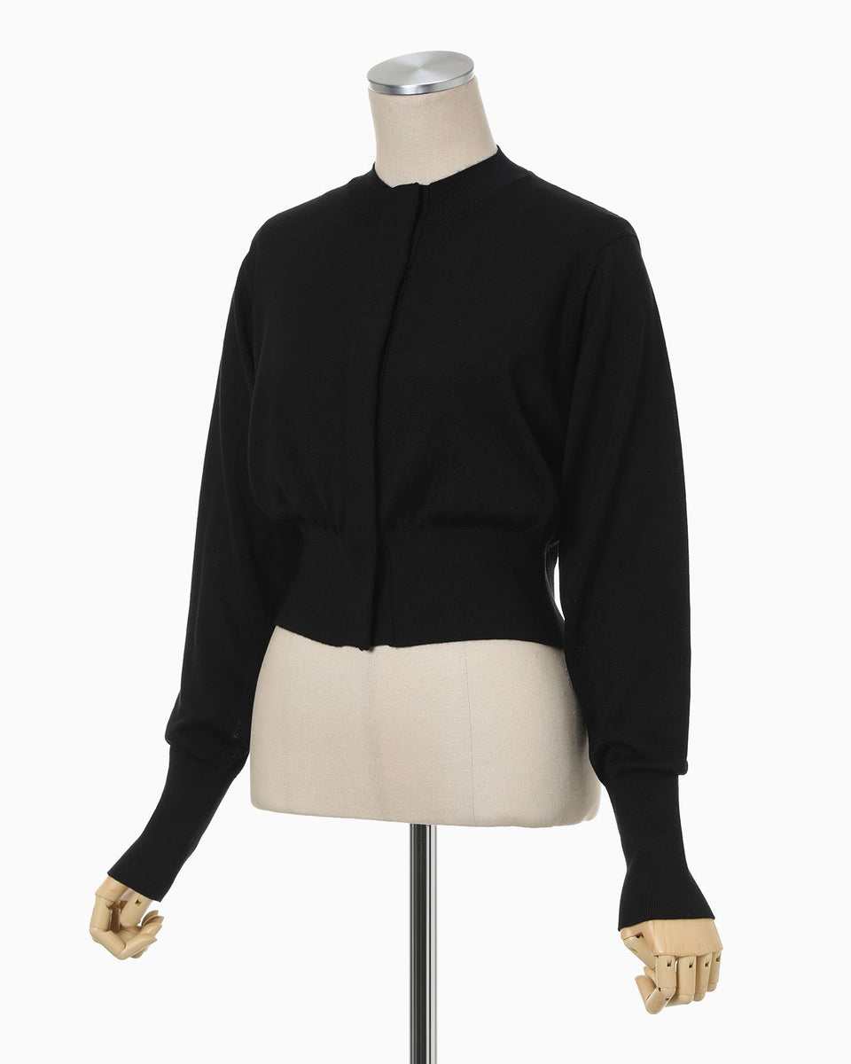 8 Basic Silk Knit Cardigan - Mame Kurogouchi