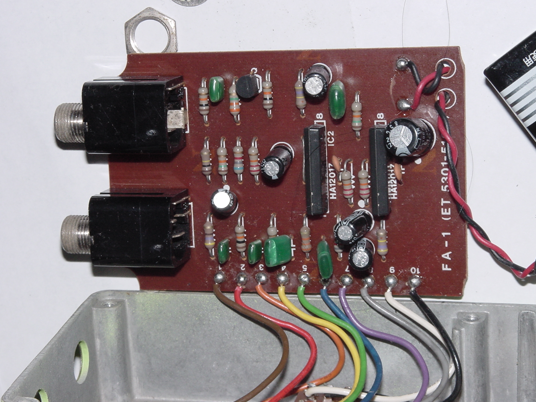 BOSS FA-1 FET Amplifier 徹底解剖 ギター・エフェクターの自作改造