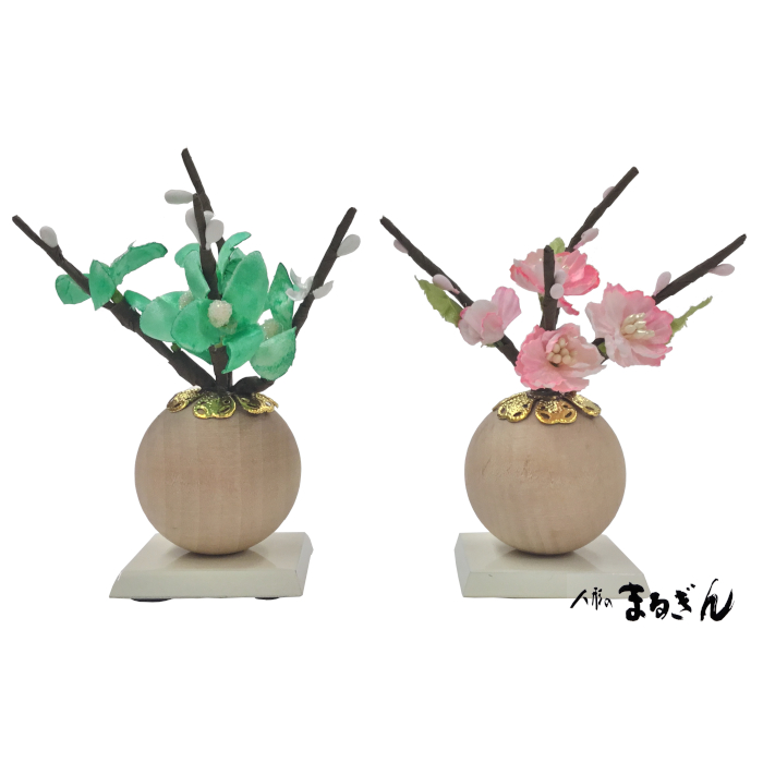 桜橘セット】9号 美桜 正絹 （高さ約およそ9cm) 雛道具 雛道具単品 桜