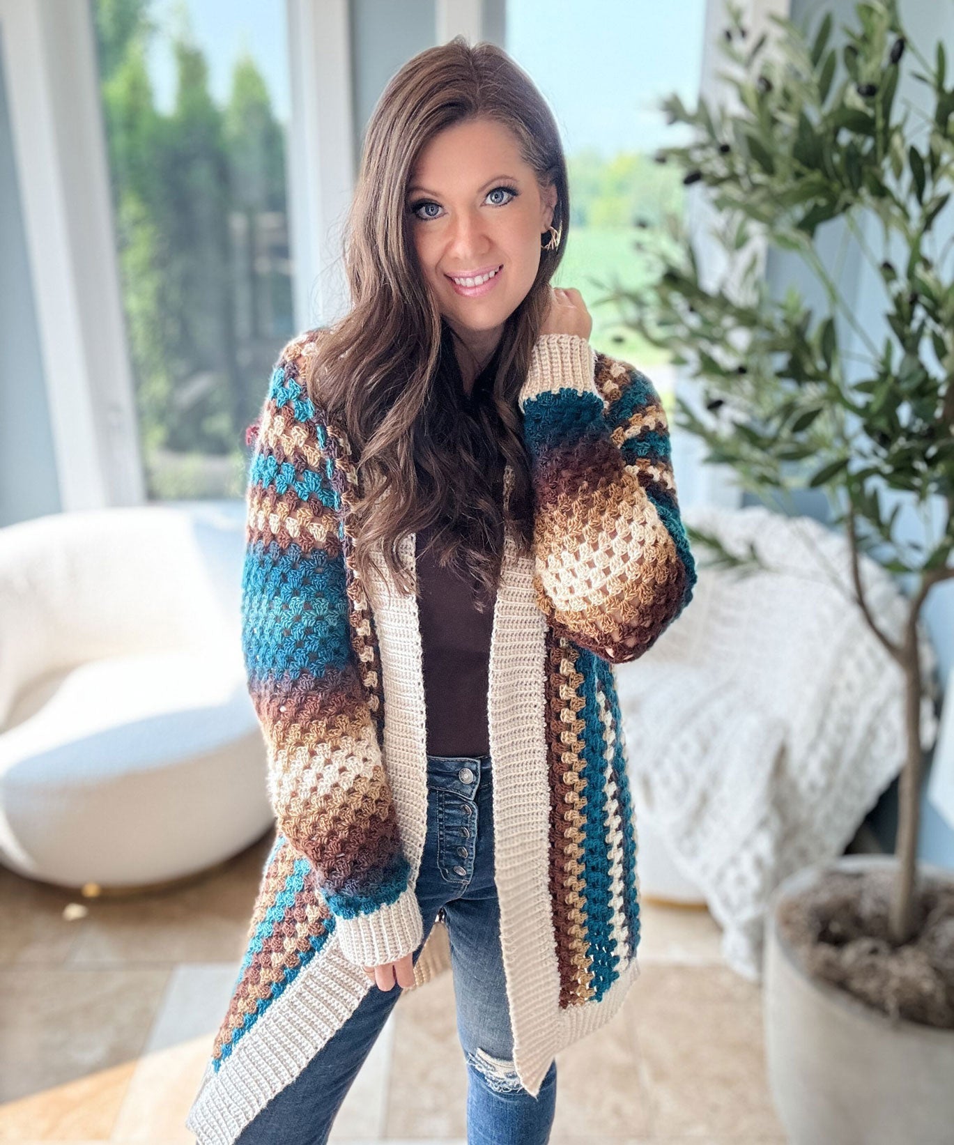 Cascade Mountain Long Cardigan – Mary Maxim Ltd