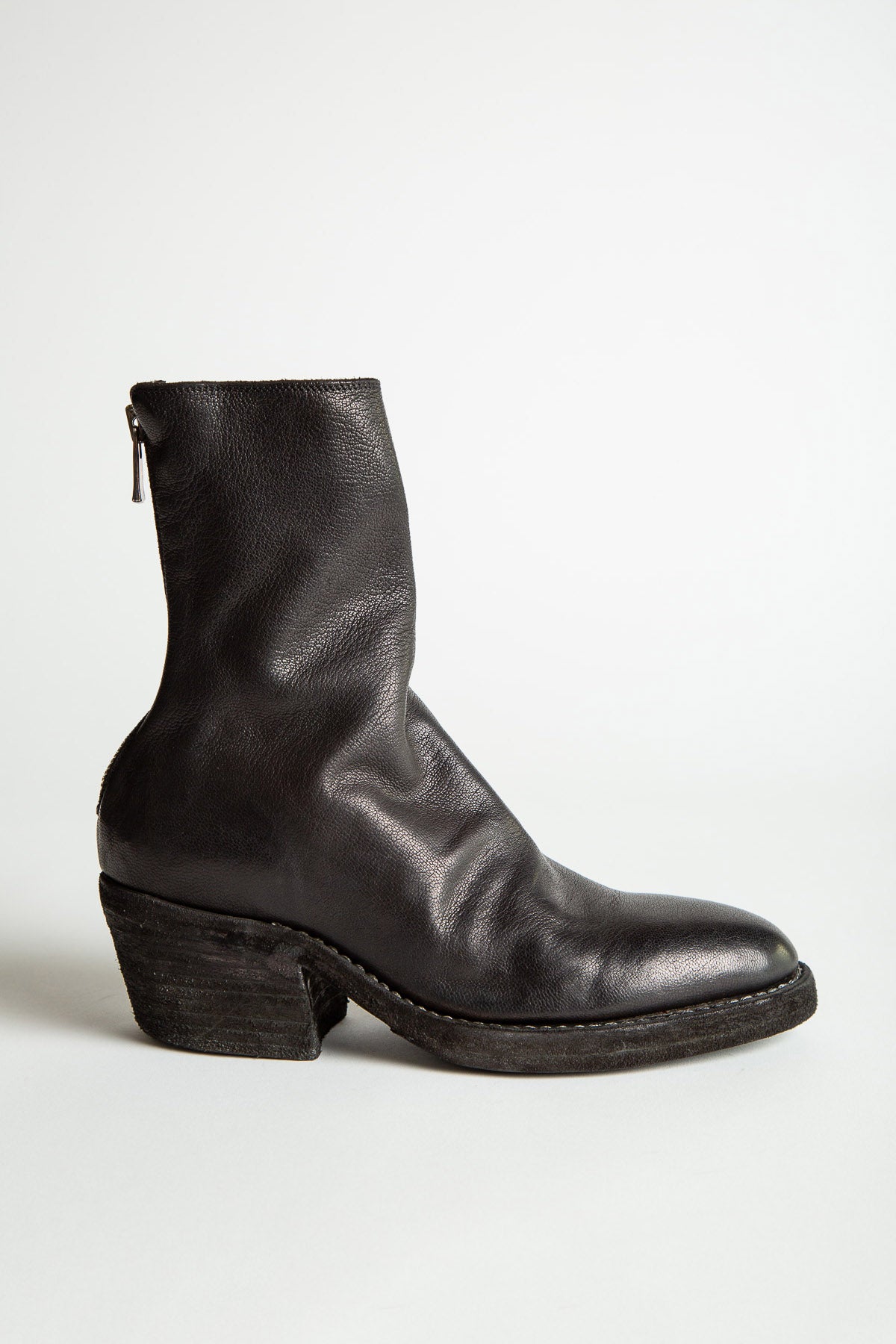 GUIDI | VG05 GOAT FULL GRAIN TEXAN BOOTS