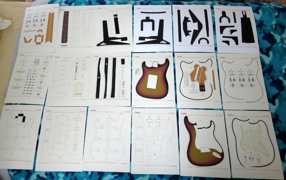Guitar Papercraft | threestepsoverjapan