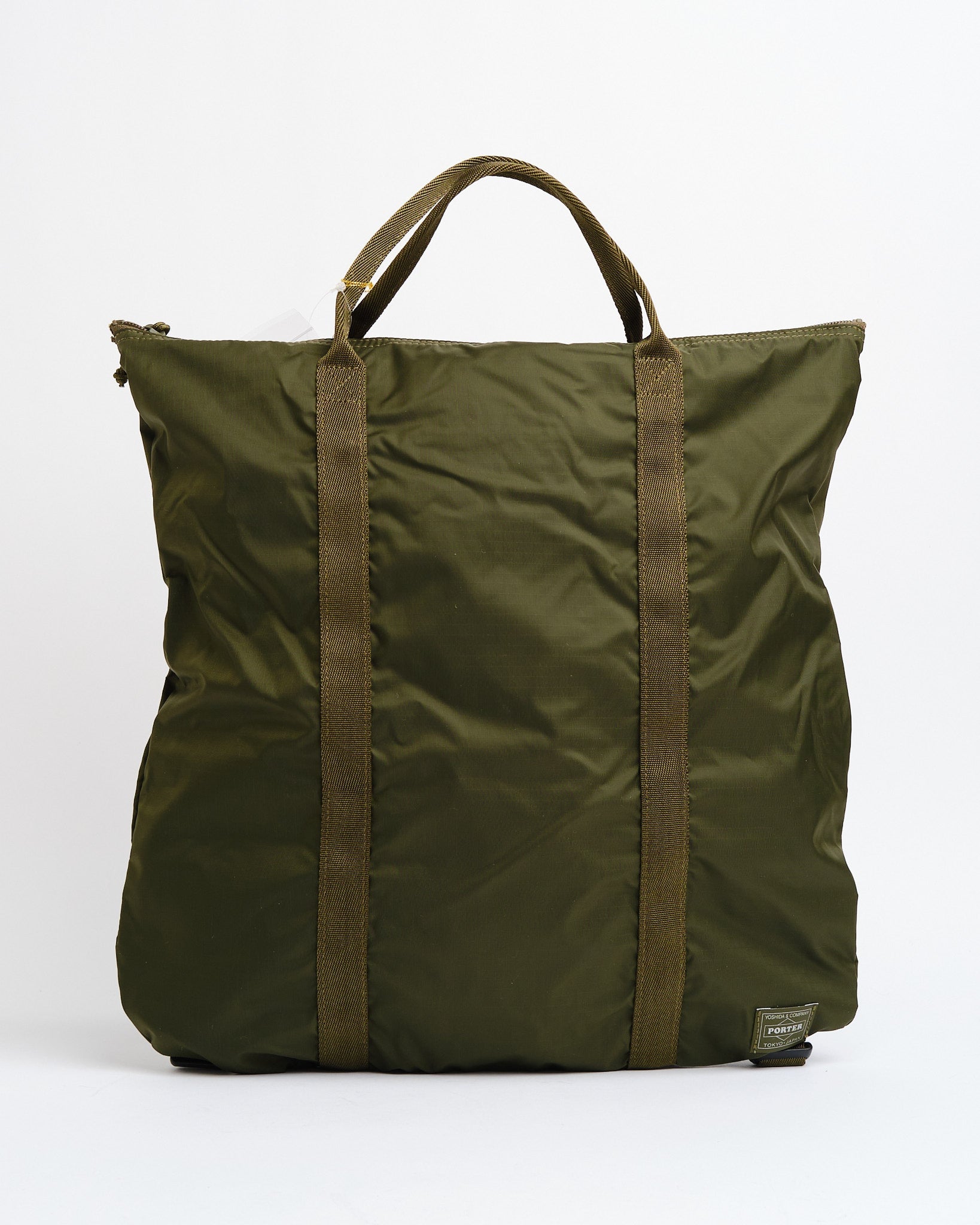 Flex 2 Way Tote Bag Olive by Porter by Yoshida - Meadow