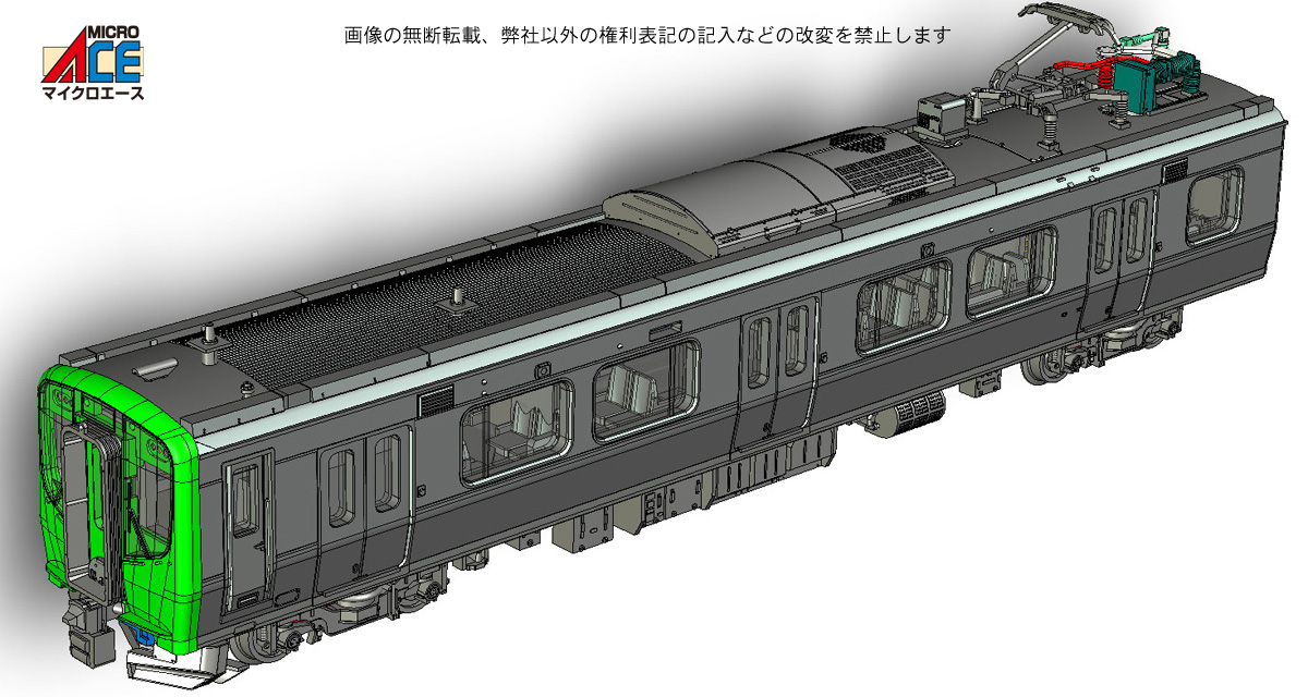 E721系1000番代CADレンダリング画像