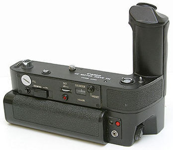 Canon New F-1 - Its Motor Drive and the Power Winder