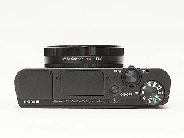 ソニー SONY サイバーショット DSC-RX100M3の外観をみる EVF内蔵の