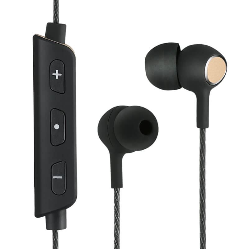 ワイヤレスイヤフォン(ボリューム/マイク付)「極の音域 ワイヤレス