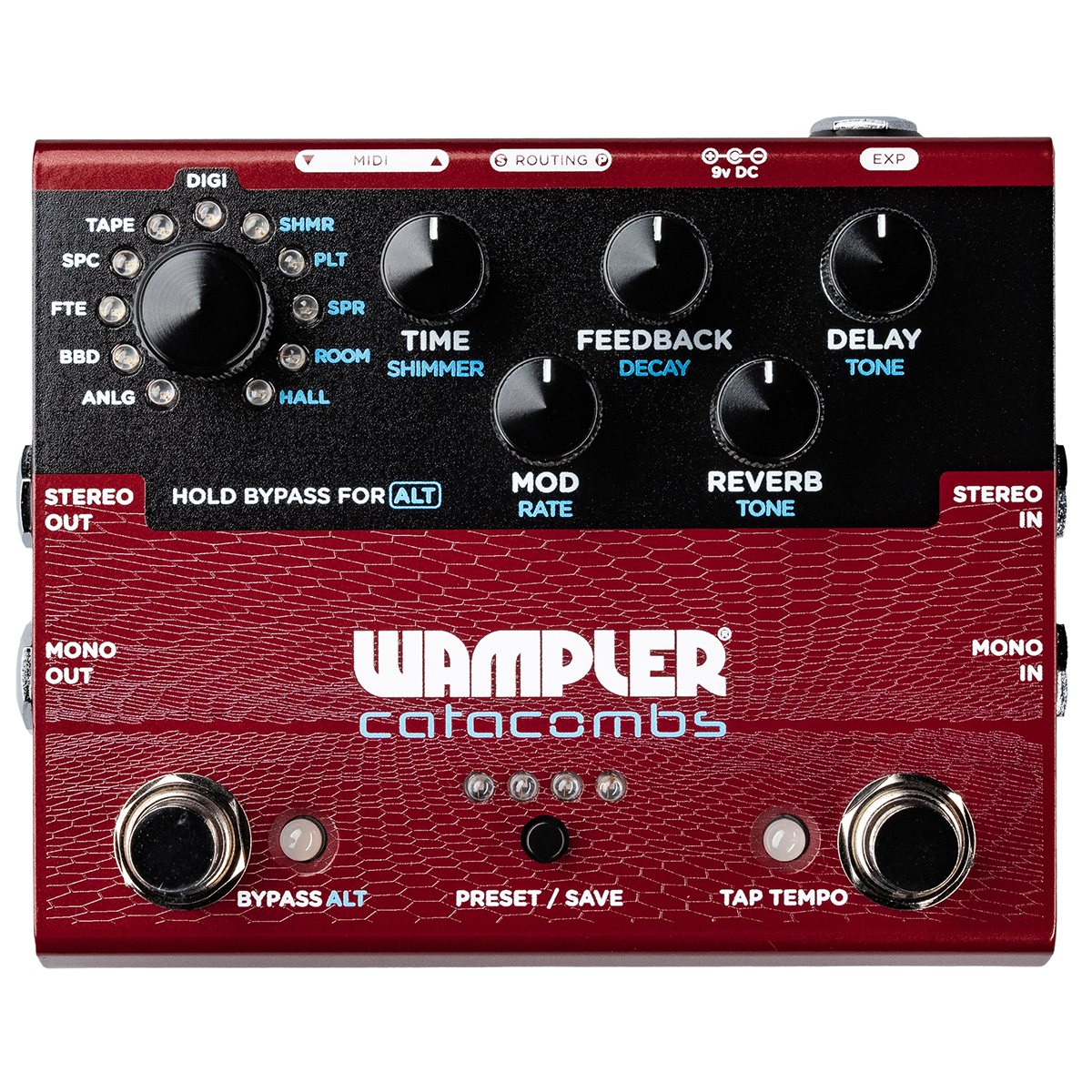 コントロールが贅沢になったマーシャル系ペダル！Wampler Plexi-Drive