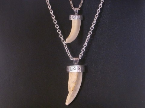 オーダーメイド! 熊の牙 アイヌ模様ネックレス!!｜帯広・広小路の