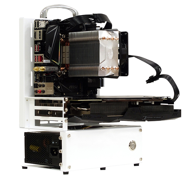 長尾製作所 オープンフレーム ver.mini-ITX ホワイトエディション