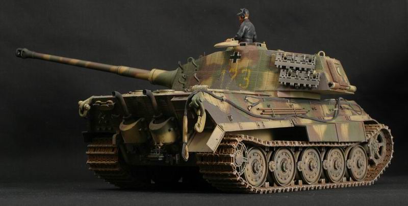 How to detail up 1/16 Tamiya King Tiger ? タミヤ キングタイガーの