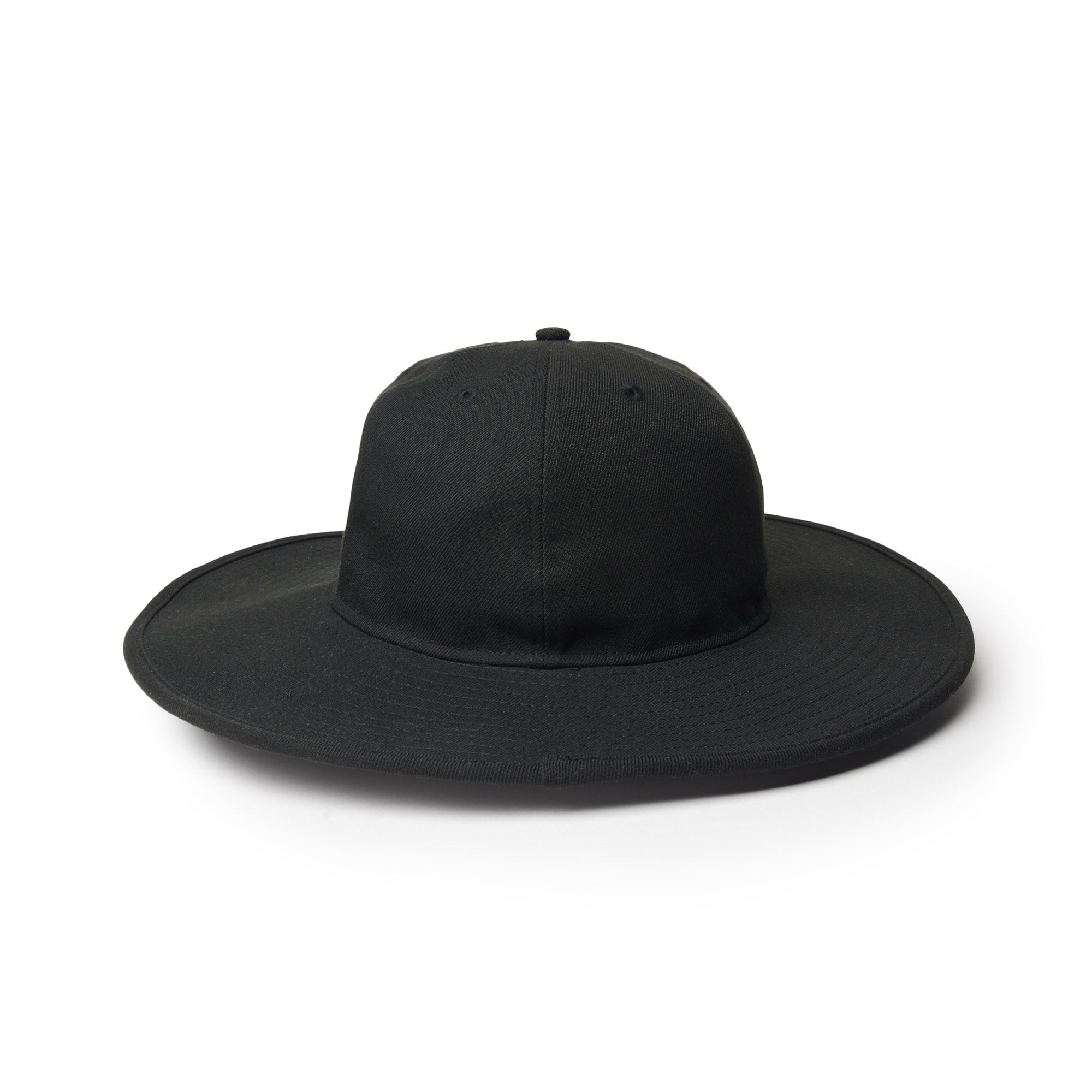 フィッテド ロングブリムハット Fitted Long Brim Hat ブラック グレー