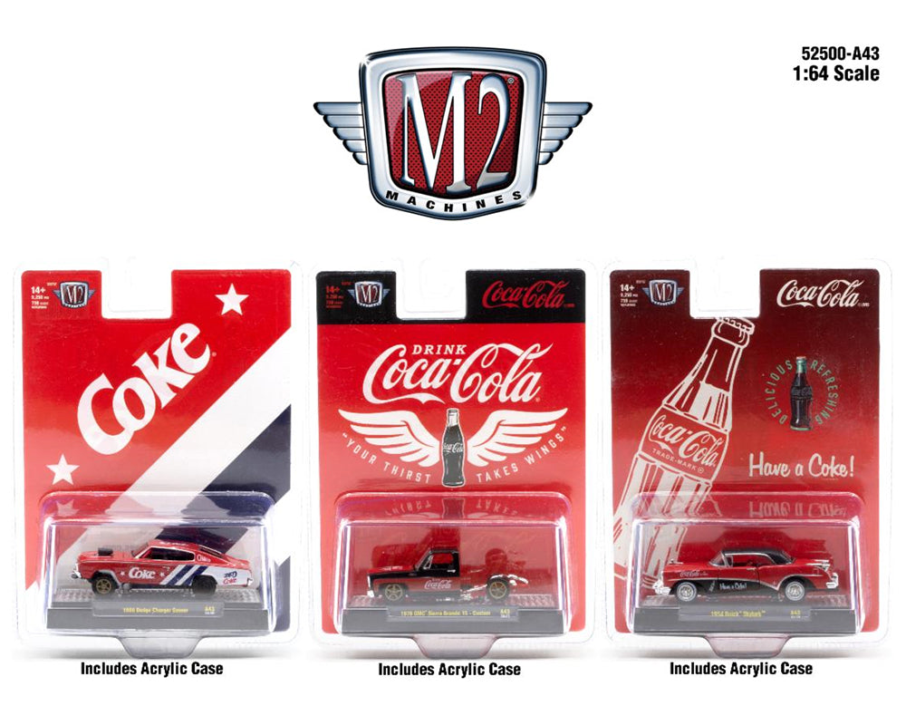 1:64 Coca-Cola 2024 Release A43 Assortment – Nice Car Collection
