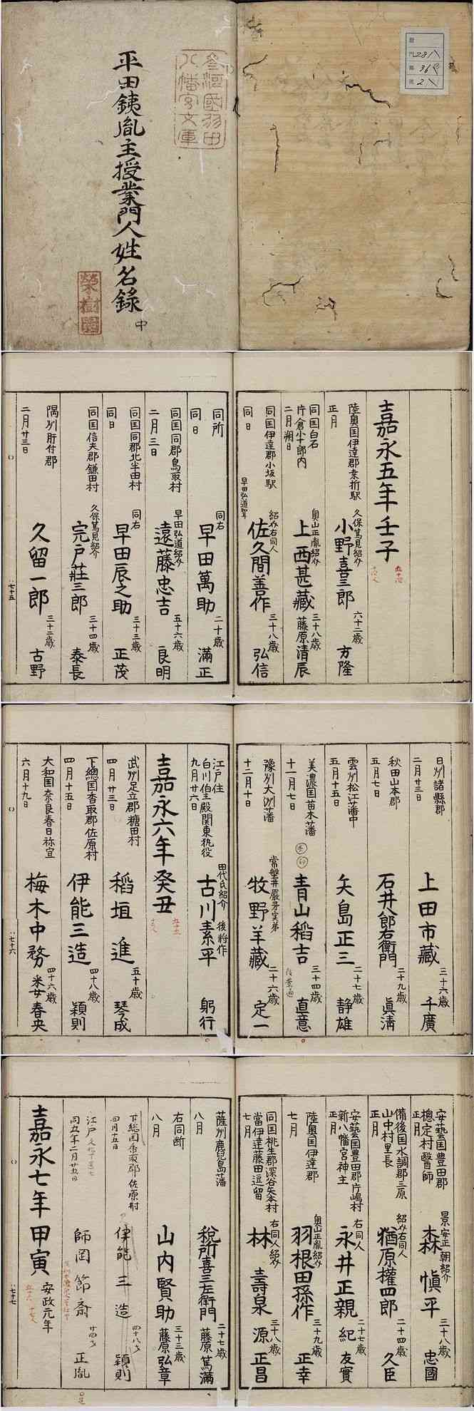 神代系図 掛軸 平田篤胤謹図識 明治2年 神代系図 掛軸 平田篤胤謹図識