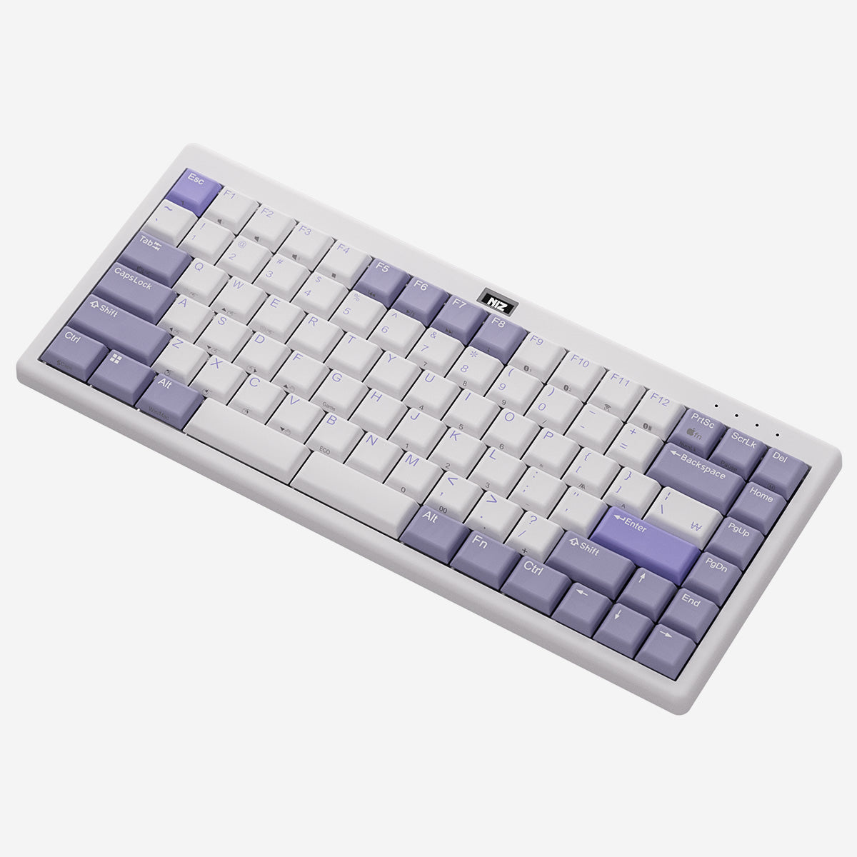L84 Purple White | NiZ静電容量無接点方式キーボード | 最新版