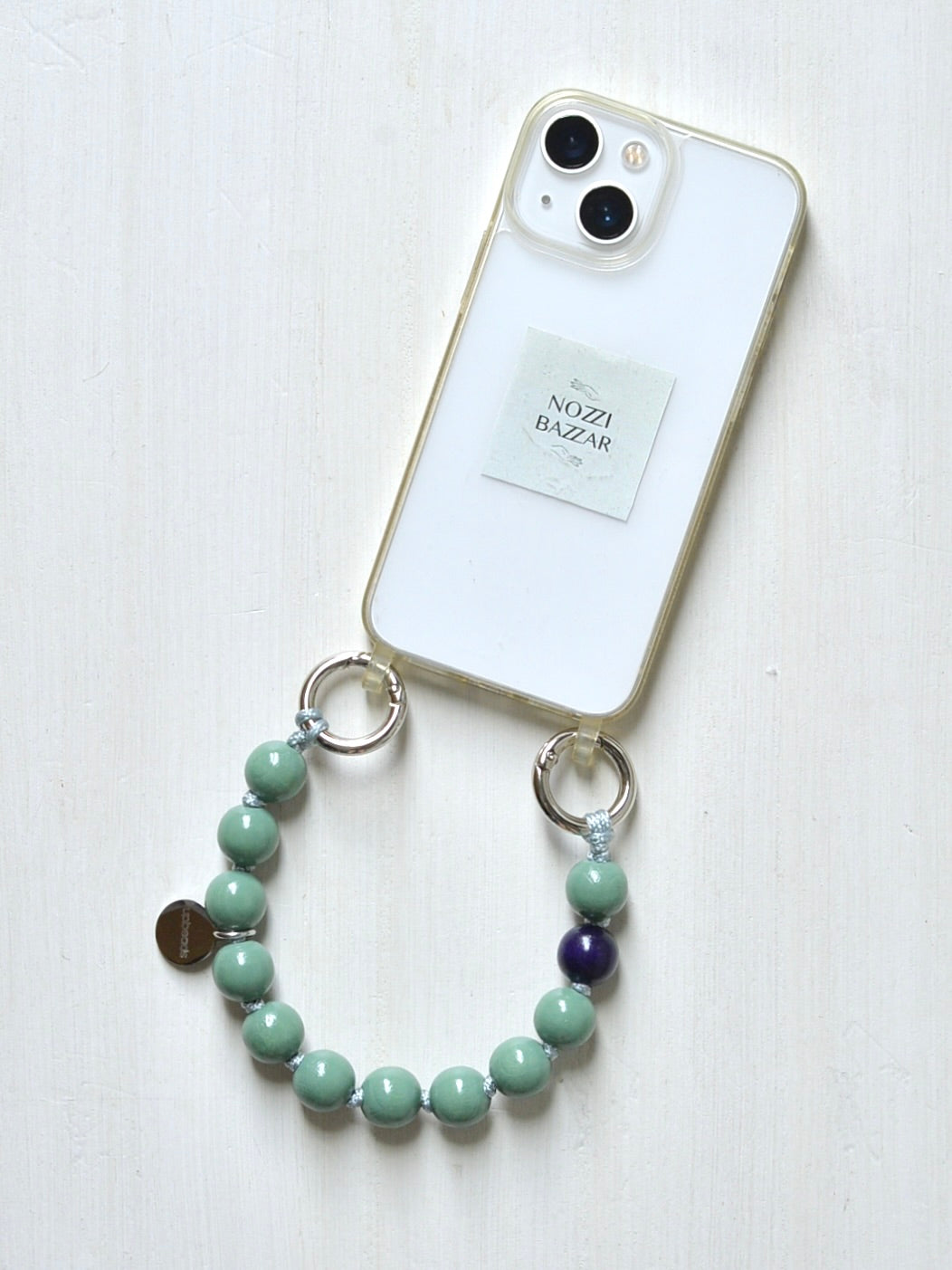 再入荷予定】upbeads アップビーズ スマホストラップ MINI【SAGE