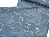 京友禅 九寸名古屋帯(工芸キモノ野口・秋草文様) | 商品紹介 | 染と織