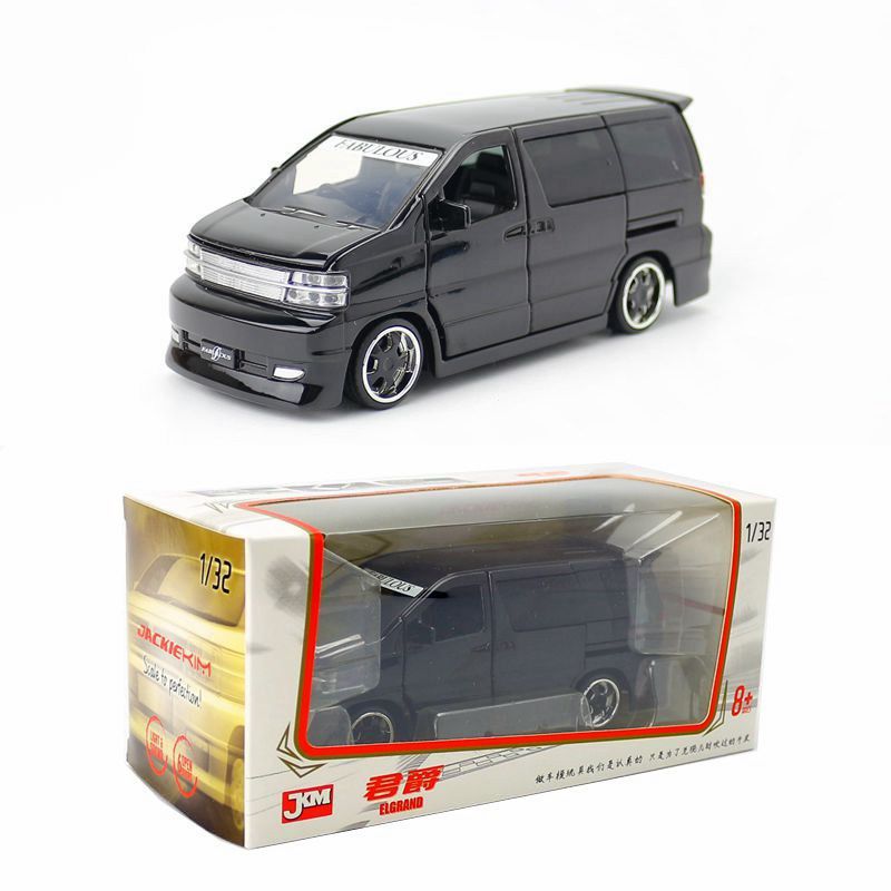 JKM 1/32 Nissan Elgrand MPV Modern Car Model – OMEGA DIECAST