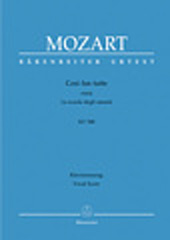 オペラ「コシ・ファン・トゥッテ」[Cosi Fan Tutte](ヴォーカルスコア