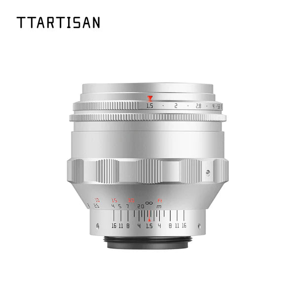 TTArtisan 75mm F1.5 Swirly Bokeh Full Frame Manual Focus Lens for