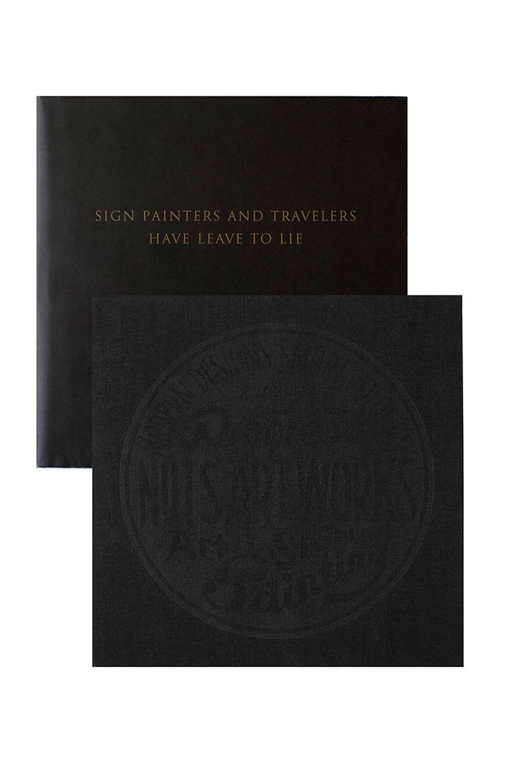 NUTS ART WORKS ARCHIVES BOOK “SIGN PAINTERS AND TRAVELERS HAVE