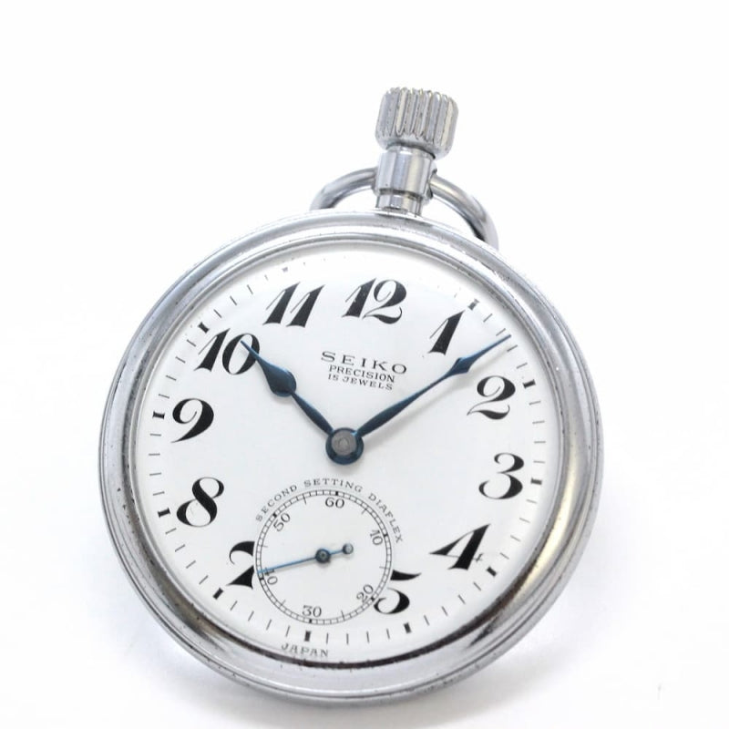 昭和38年の19セイコー鉄道時計/15石/秒針止め機能/絶版時計/19seiko