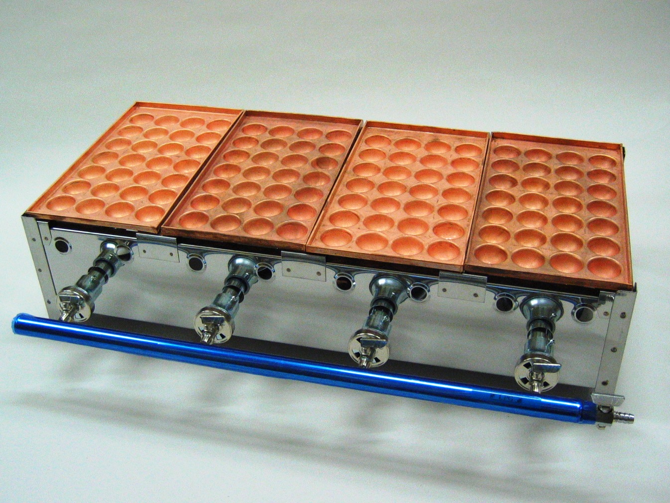 たこ焼き器28穴 銅板 1連：鉄板焼き器・たこ焼き器などを扱う厨房機器