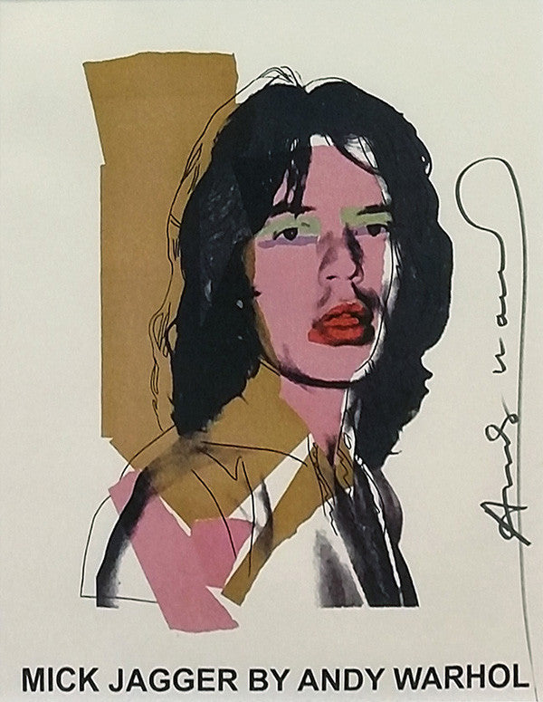 MICK JAGGER EXHIBITION (SIGNED POSTER) BY ANDY WARHOL – Premier