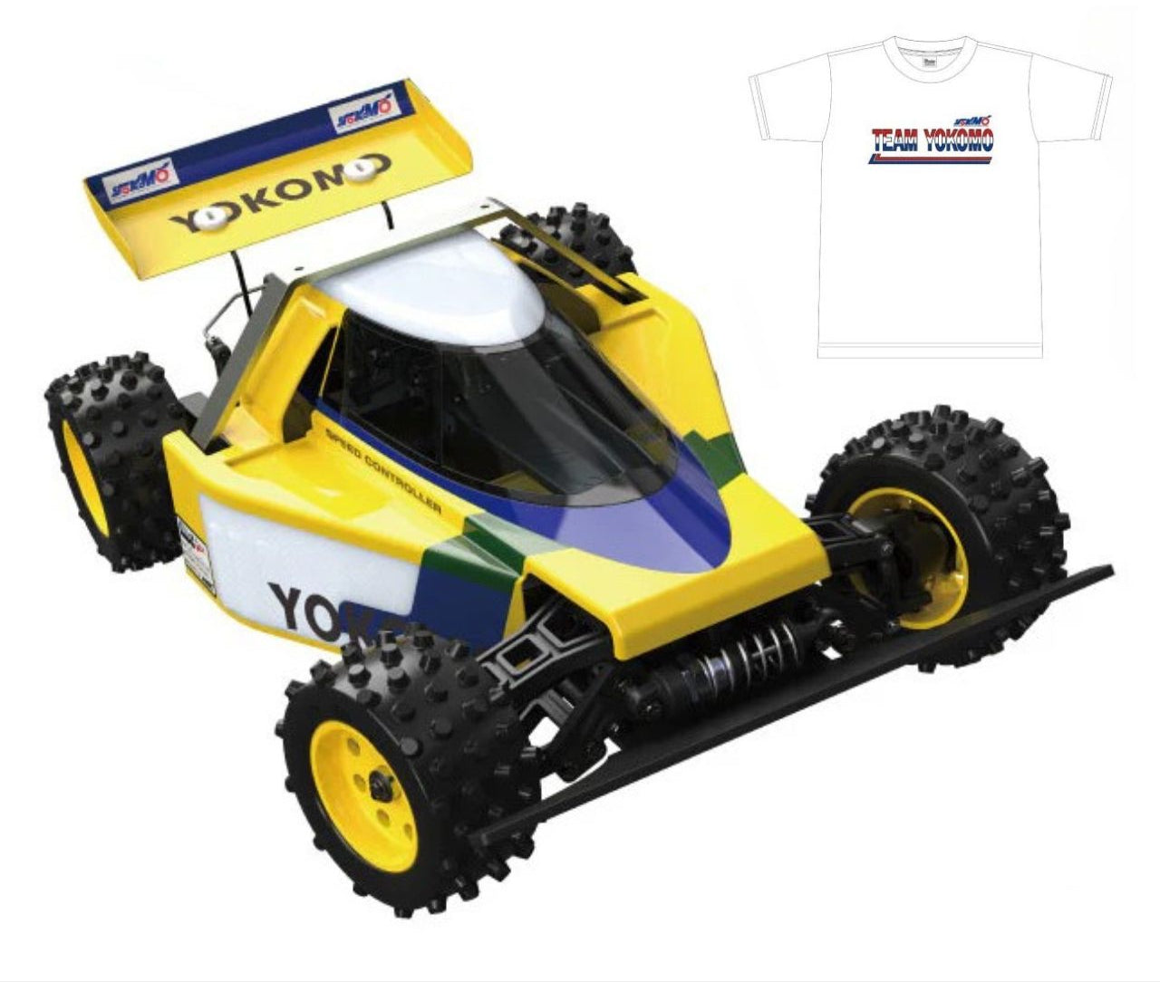 Yokomo Buggy First Dog Fighter KIT YZ-834B + T-shirt