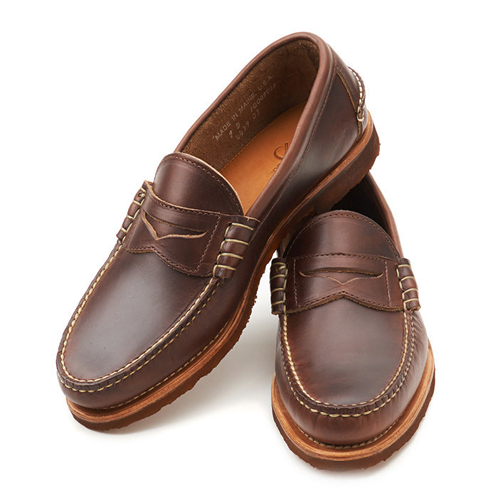 Beefroll Penny Loafers LH - Heritage Brown | Rancourt & Co