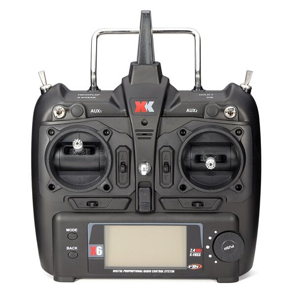 XK K100 Falcon 6CH 3D6G システム フライバーレス RCヘリコプター RTF