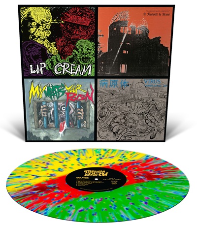 LIP CREAM / THRASH TIL' DEATH LP!! LTD.1000 SPLATTER VINYL
