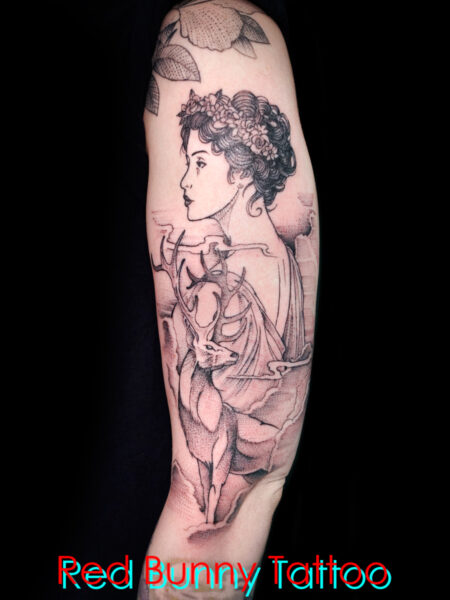 ドット | 東京 タトゥースタジオ 吉祥寺 Red Bunny Tattoo タトゥー