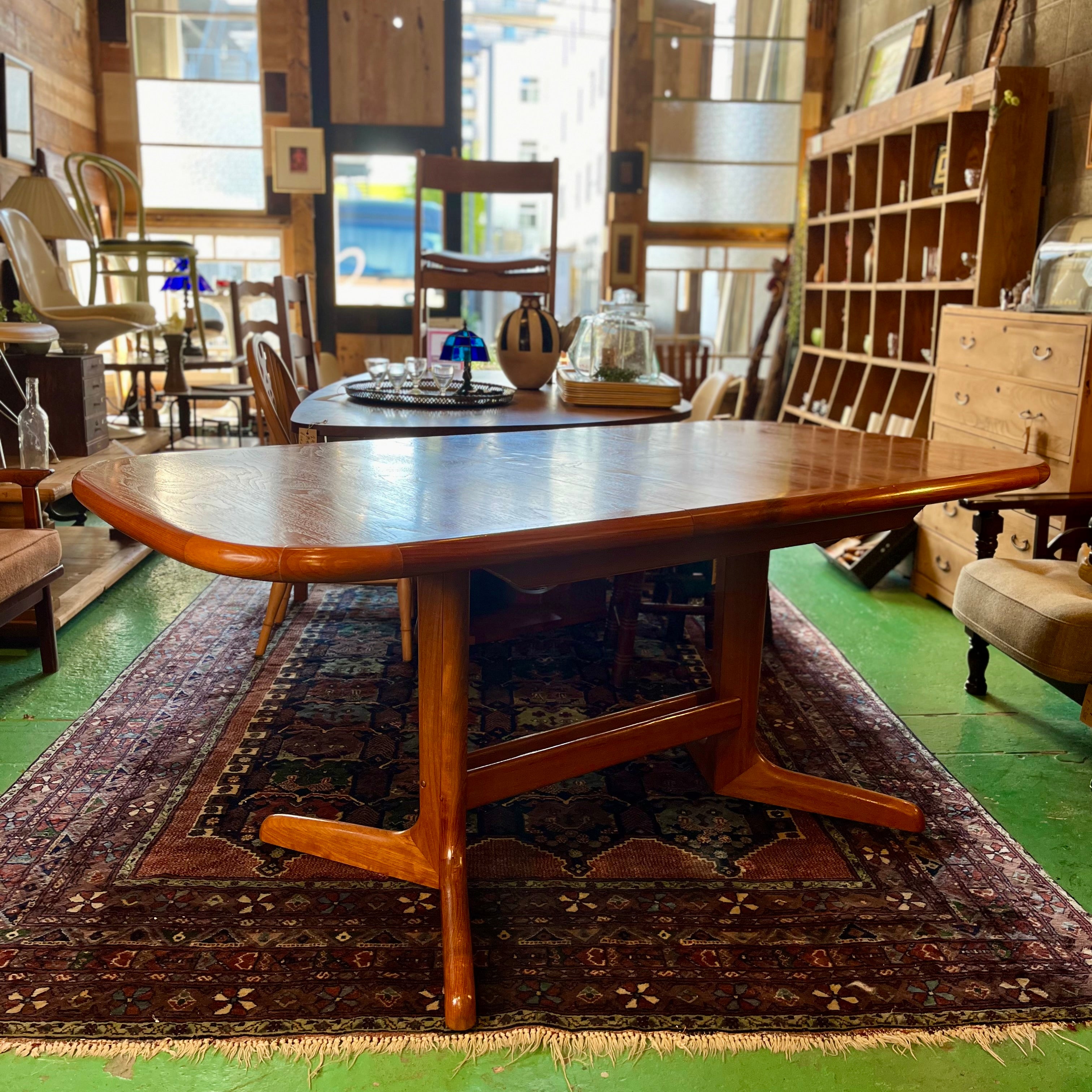 チーク材伸長式ダイニングテーブル ヴィンテージ 中古 ジャパン