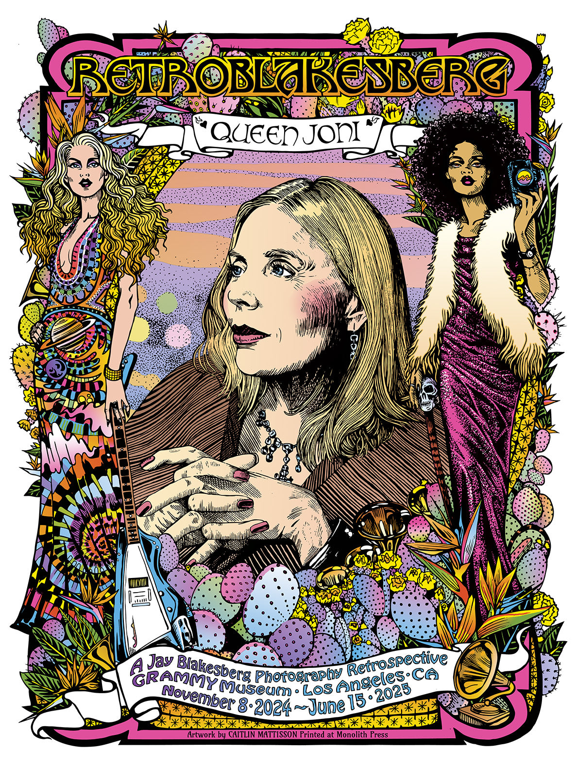 RetroBlakesberg LE Grammy Poster – Rock Out Books