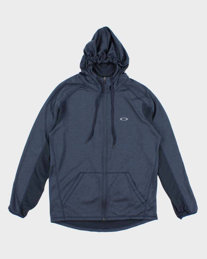 Vintage 2000's Oakley Small Logo Lightweight Zip Up Hoodie - L – Rokit