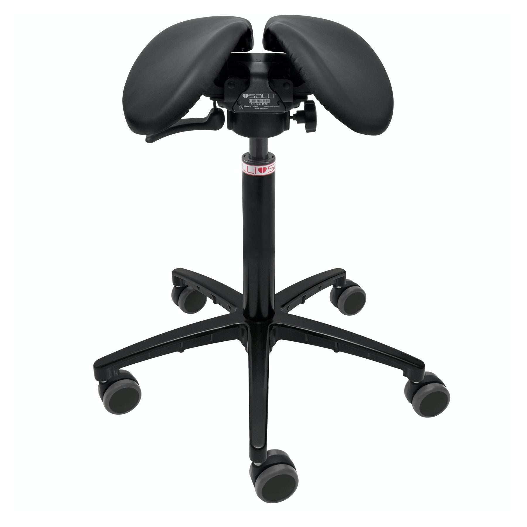 Salli Pro saddle chair with adjustable width for office, dental