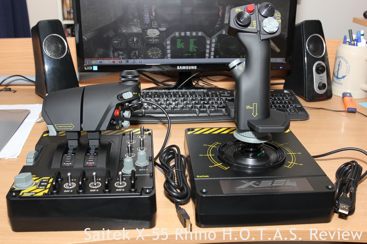 Saitek – X-55 Rhino H.O.T.A.S. Review – simFlight
