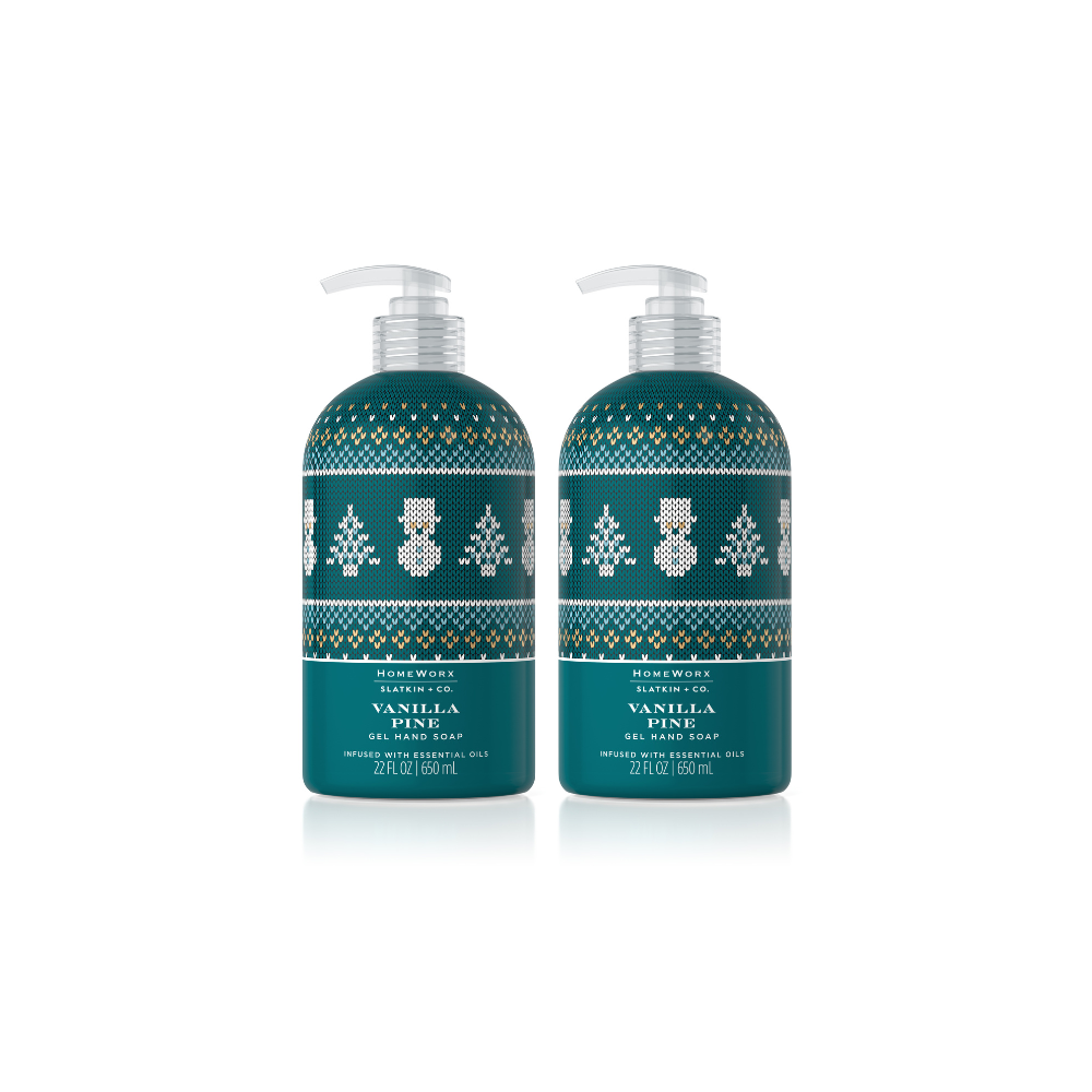 Vanilla Pine Gel Hand Soap Set of 2 – Slatkin + Co.