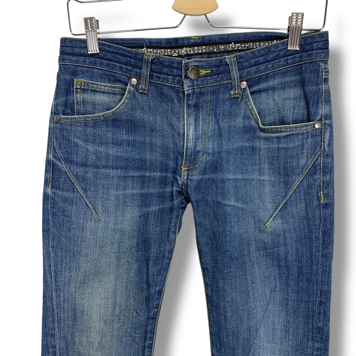 M] Number Nine Slim Fit Distressed Denim Jeans – StylisticsJapan.com