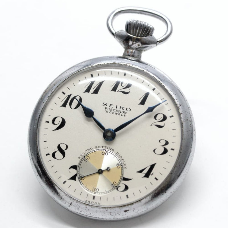 昭和の19セイコー鉄道時計/15石/ダイアフレックス/絶版時計